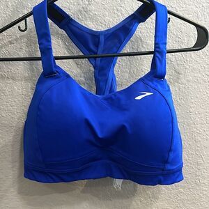 B1 Brooks royal blue adjustable sports bra size 36D